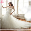 Mariage praia vestido de noiva Sweetheart See Through sexy mermaid wedding dresses Long Sleeve